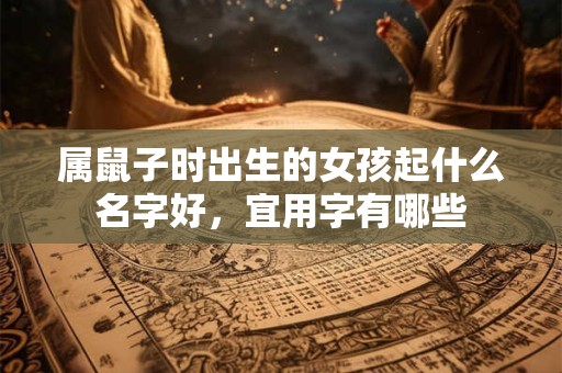 属鼠子时出生的女孩起什么名字好，宜用字有哪些