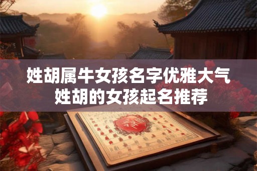 姓胡属牛女孩名字优雅大气 姓胡的女孩起名推荐