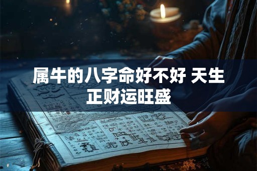 属牛的八字命好不好 天生正财运旺盛
