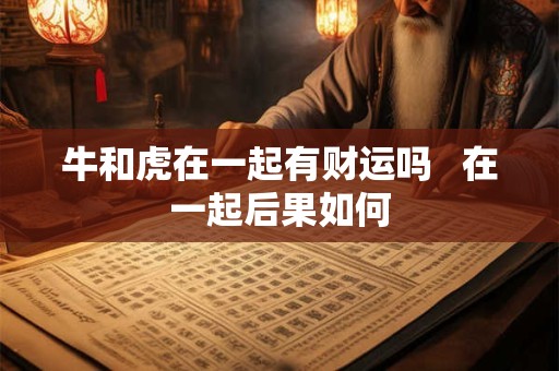 牛和虎在一起有财运吗   在一起后果如何