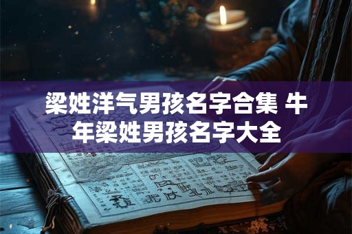 梁姓洋气男孩名字合集 牛年梁姓男孩名字大全