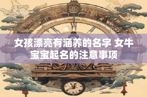 女孩漂亮有涵养的名字 女牛宝宝起名的注意事项