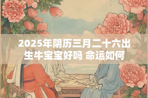2025年阴历三月二十六出生牛宝宝好吗 命运如何