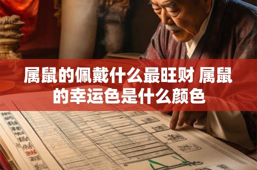 属鼠的佩戴什么最旺财 属鼠的幸运色是什么颜色