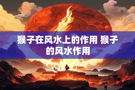 猴子在风水上的作用 猴子的风水作用