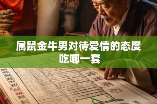 属鼠金牛男对待爱情的态度 吃哪一套