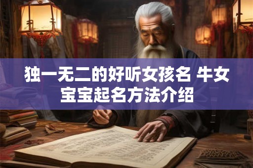 独一无二的好听女孩名 牛女宝宝起名方法介绍