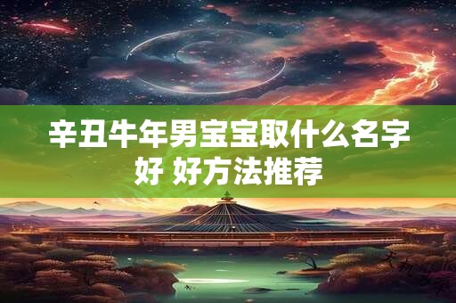 辛丑牛年男宝宝取什么名字好 好方法推荐