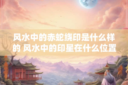 风水中的赤蛇绕印是什么样的 风水中的印星在什么位置