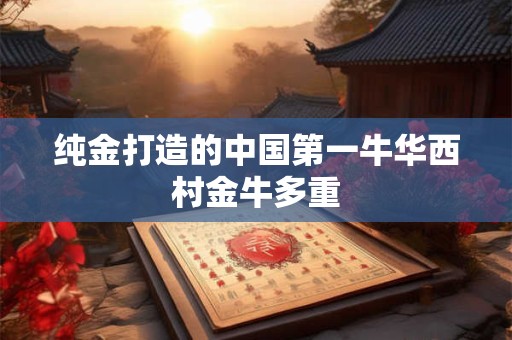 纯金打造的中国第一牛华西村金牛多重