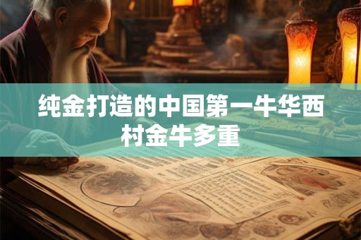 纯金打造的中国第一牛华西村金牛多重