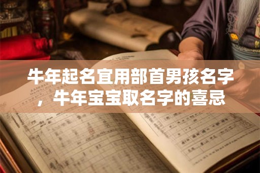 牛年起名宜用部首男孩名字，牛年宝宝取名字的喜忌