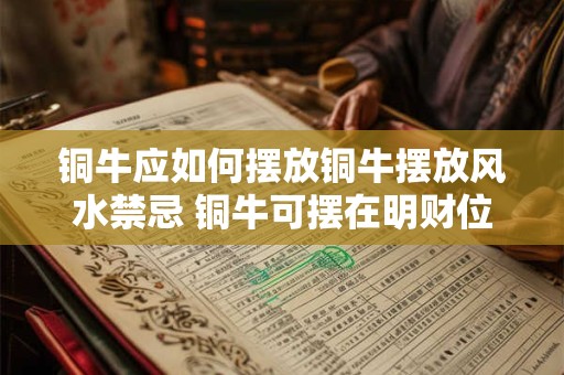 铜牛应如何摆放铜牛摆放风水禁忌 铜牛可摆在明财位吗