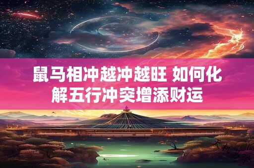 鼠马相冲越冲越旺 如何化解五行冲突增添财运