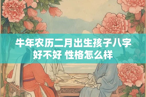 牛年农历二月出生孩子八字好不好 性格怎么样