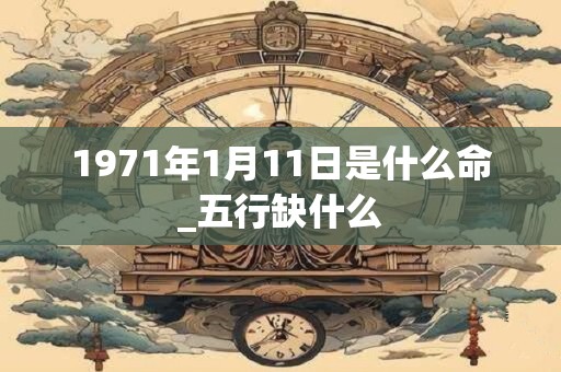 1971年1月11日是什么命_五行缺什么