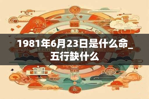 1981年6月23日是什么命_五行缺什么