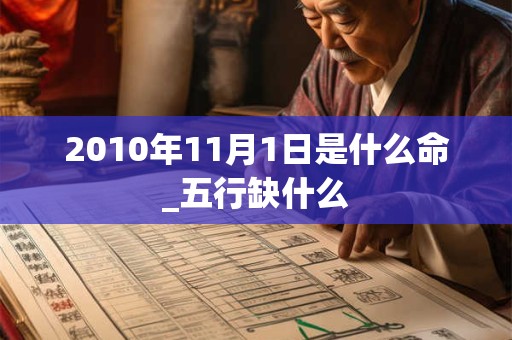 详细阅读:2010年11月1日是什么命_五行缺什么 2010年11月1日是什么命_五行缺什么
