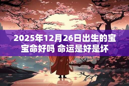 2025年12月26日出生的宝宝命好吗 命运是好是坏
