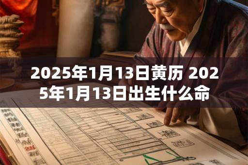 2025年1月13日黄历 2025年1月13日出生什么命