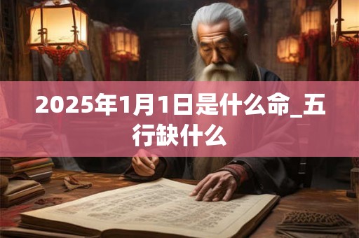 2025年1月1日是什么命_五行缺什么