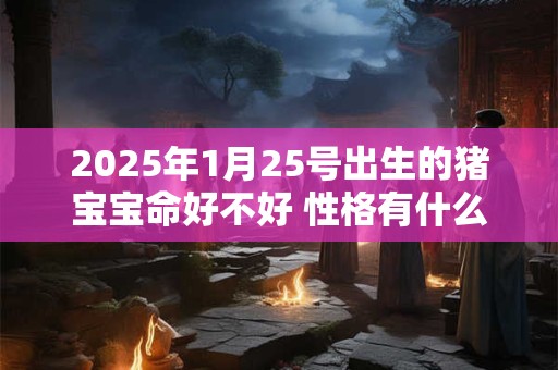 2025年1月25号出生的猪宝宝命好不好 性格有什么特点