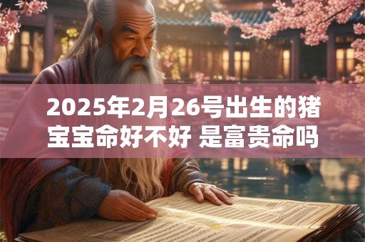 2025年2月26号出生的猪宝宝命好不好 是富贵命吗