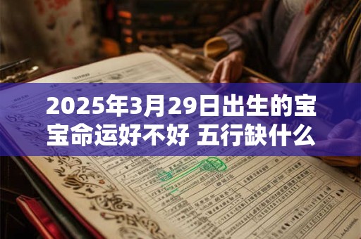 2025年3月29日出生的宝宝命运好不好 五行缺什么