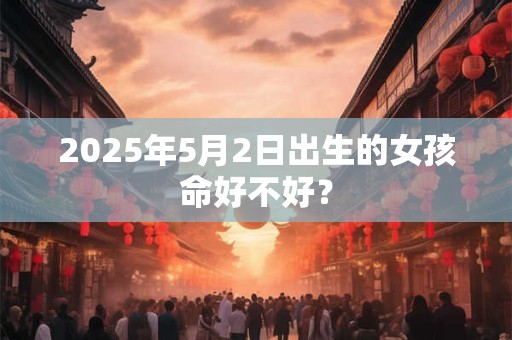 2025年5月2日出生的女孩命好不好？