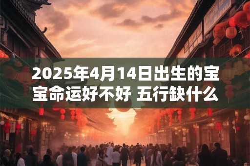 2025年4月14日出生的宝宝命运好不好 五行缺什么