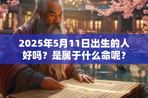 2025年5月11日出生的人好吗？是属于什么命呢？