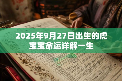 2025年9月27日出生的虎宝宝命运详解一生