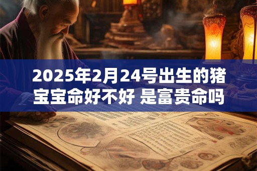 2025年2月24号出生的猪宝宝命好不好 是富贵命吗