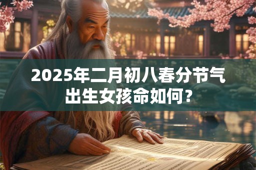 2025年二月初八春分节气出生女孩命如何？