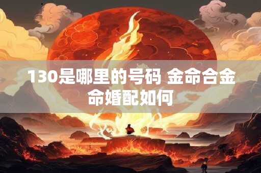130是哪里的号码 金命合金命婚配如何