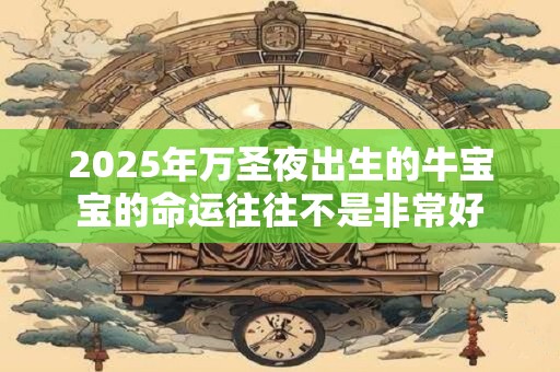 2025年万圣夜出生的牛宝宝的命运往往不是非常好
