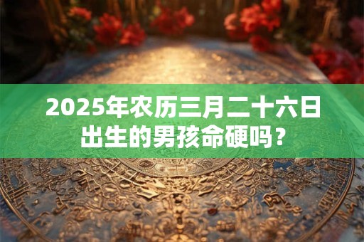 2025年农历三月二十六日出生的男孩命硬吗？