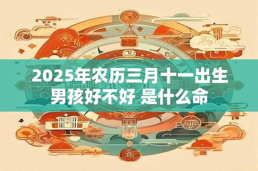 2025年农历三月十一出生男孩好不好 是什么命
