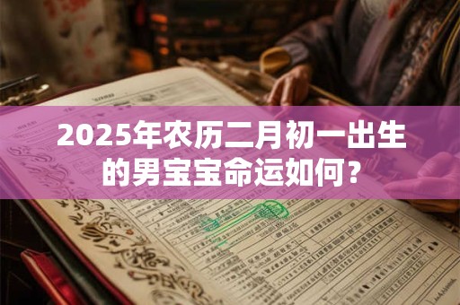 详细阅读:2025年农历二月初一出生的男宝宝命运如何? 2025年农历二月初一出生的男宝宝命运如何?