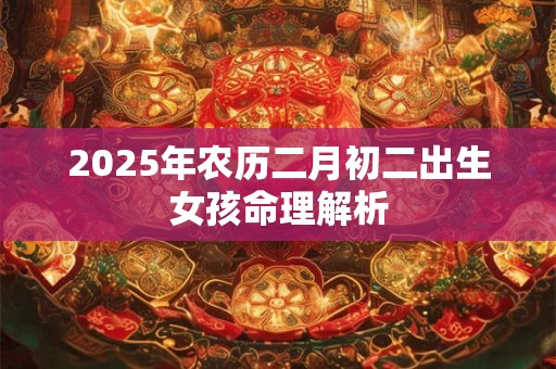 2025年农历二月初二出生女孩命理解析