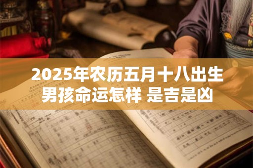 2025年农历五月十八出生男孩命运怎样 是吉是凶
