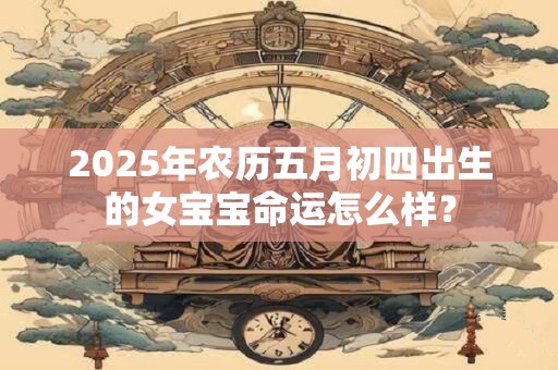 2025年农历五月初四出生的女宝宝命运怎么样？