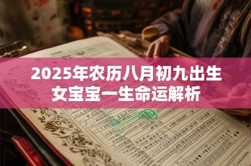 2025年农历八月初九出生女宝宝一生命运解析