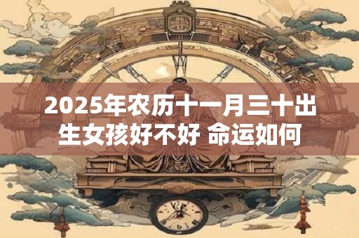 2025年农历十一月三十出生女孩好不好 命运如何