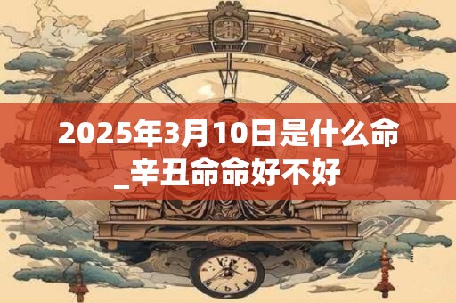 2025年3月10日是什么命_辛丑命命好不好