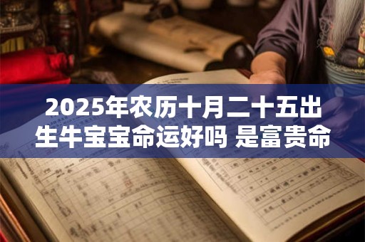 2025年农历十月二十五出生牛宝宝命运好吗 是富贵命吗