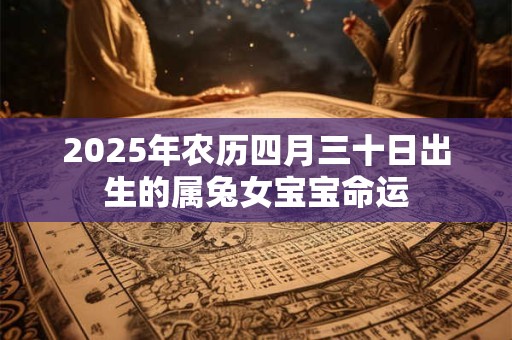 2025年农历四月三十日出生的属兔女宝宝命运