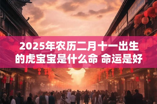 2025年农历二月十一出生的虎宝宝是什么命 命运是好是坏