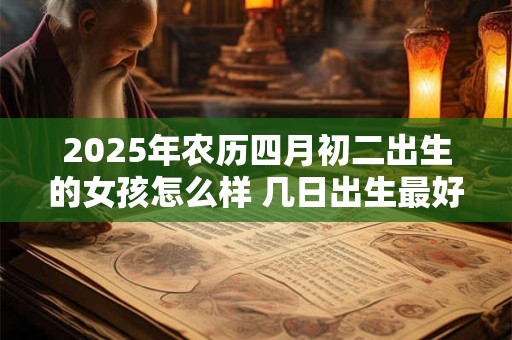 2025年农历四月初二出生的女孩怎么样 几日出生最好命