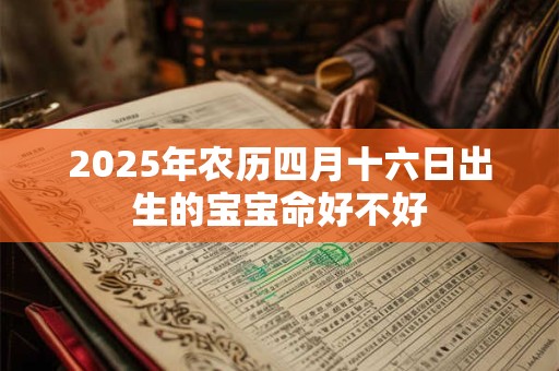 2025年农历四月十六日出生的宝宝命好不好 2025年农历四月十六日出生的宝宝命好不好